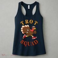 Trot Squad Thanksgiving Turkey Trot Costume Women's Tank Top thumb 3