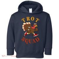 Trot Squad Thanksgiving Turkey Trot Costume Toddler Hoodie thumb 0