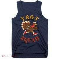 Trot Squad Thanksgiving Turkey Trot Costume Tank Top thumb 0