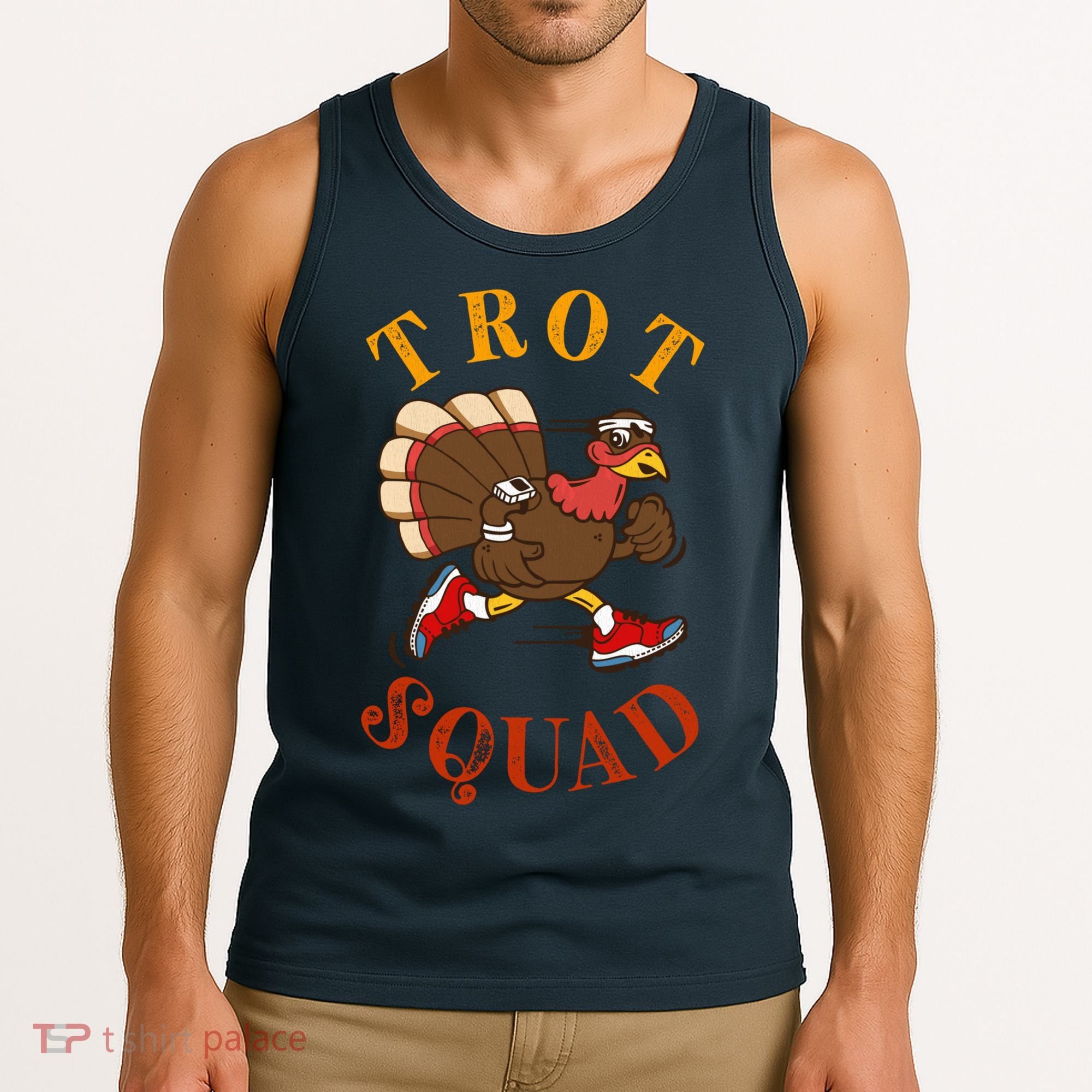 Trot Squad Thanksgiving Turkey Trot Costume Tank Top