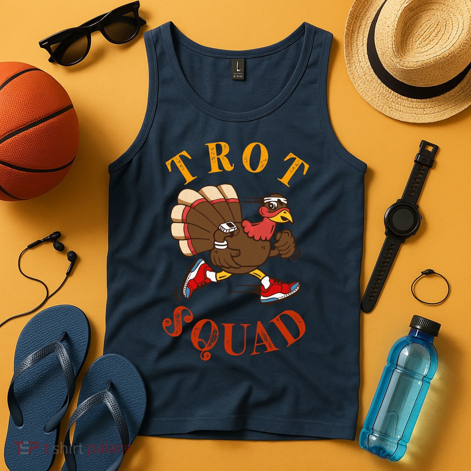Trot Squad Thanksgiving Turkey Trot Costume Tank Top