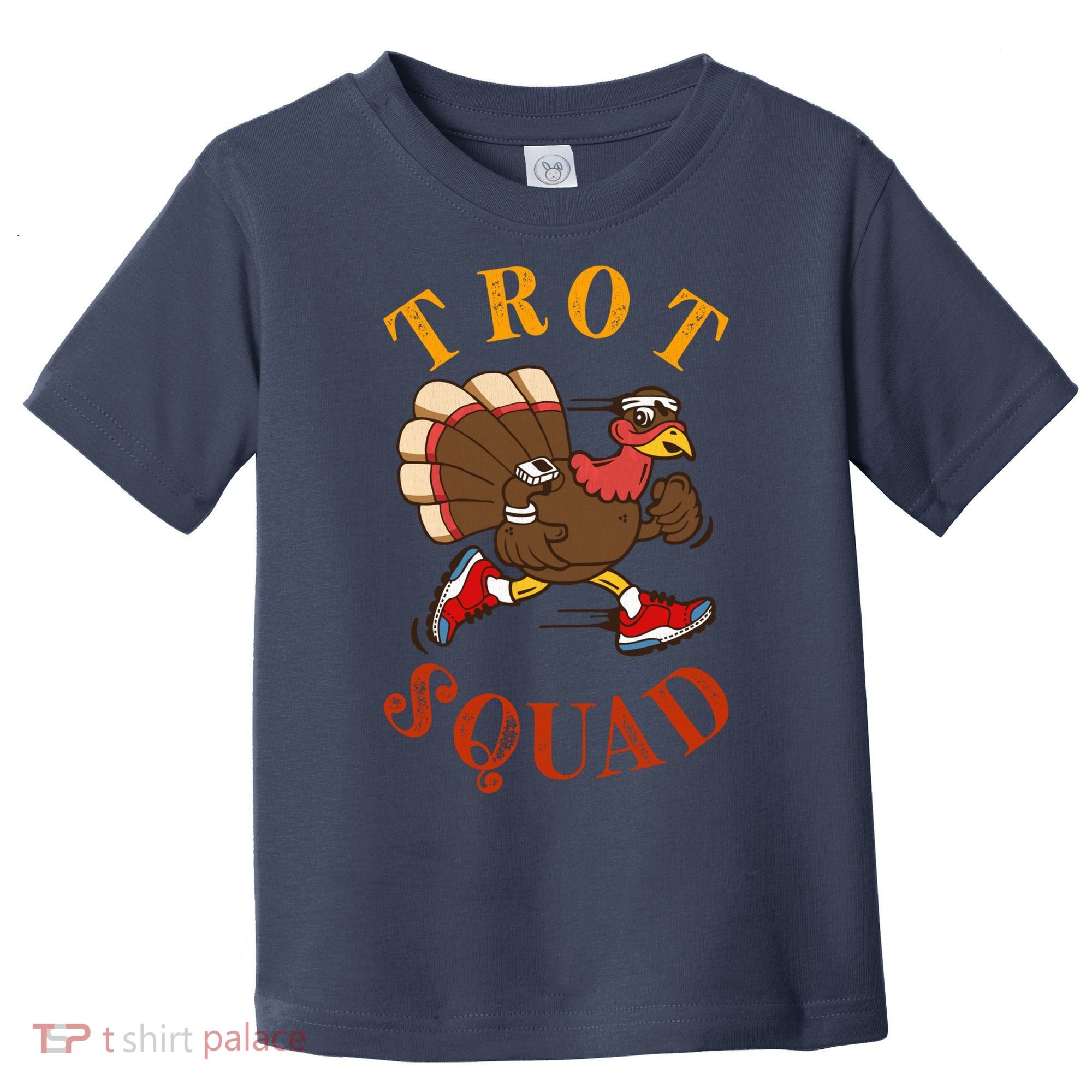 Trot Squad Thanksgiving Turkey Trot Costume Toddler T-Shirt