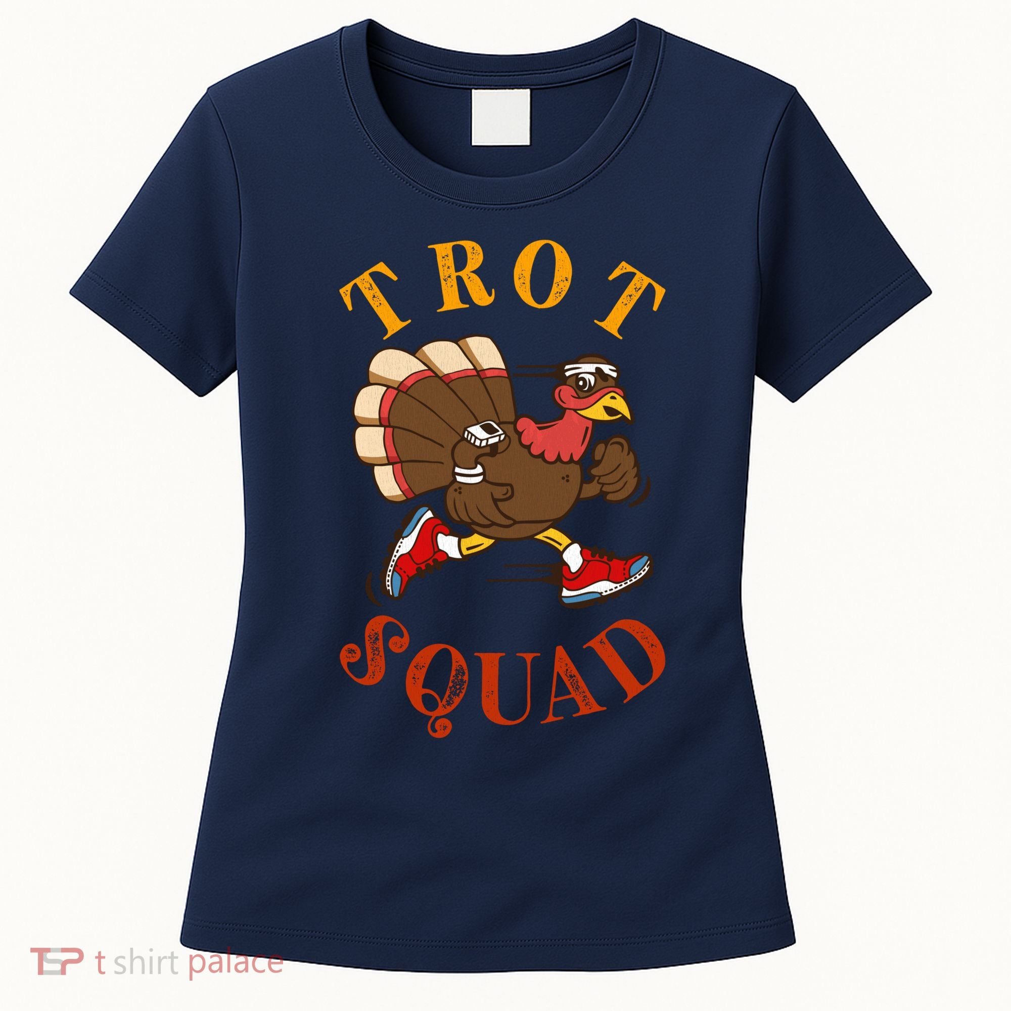 Trot Squad Thanksgiving Turkey Trot Costume Women's T-Shirt