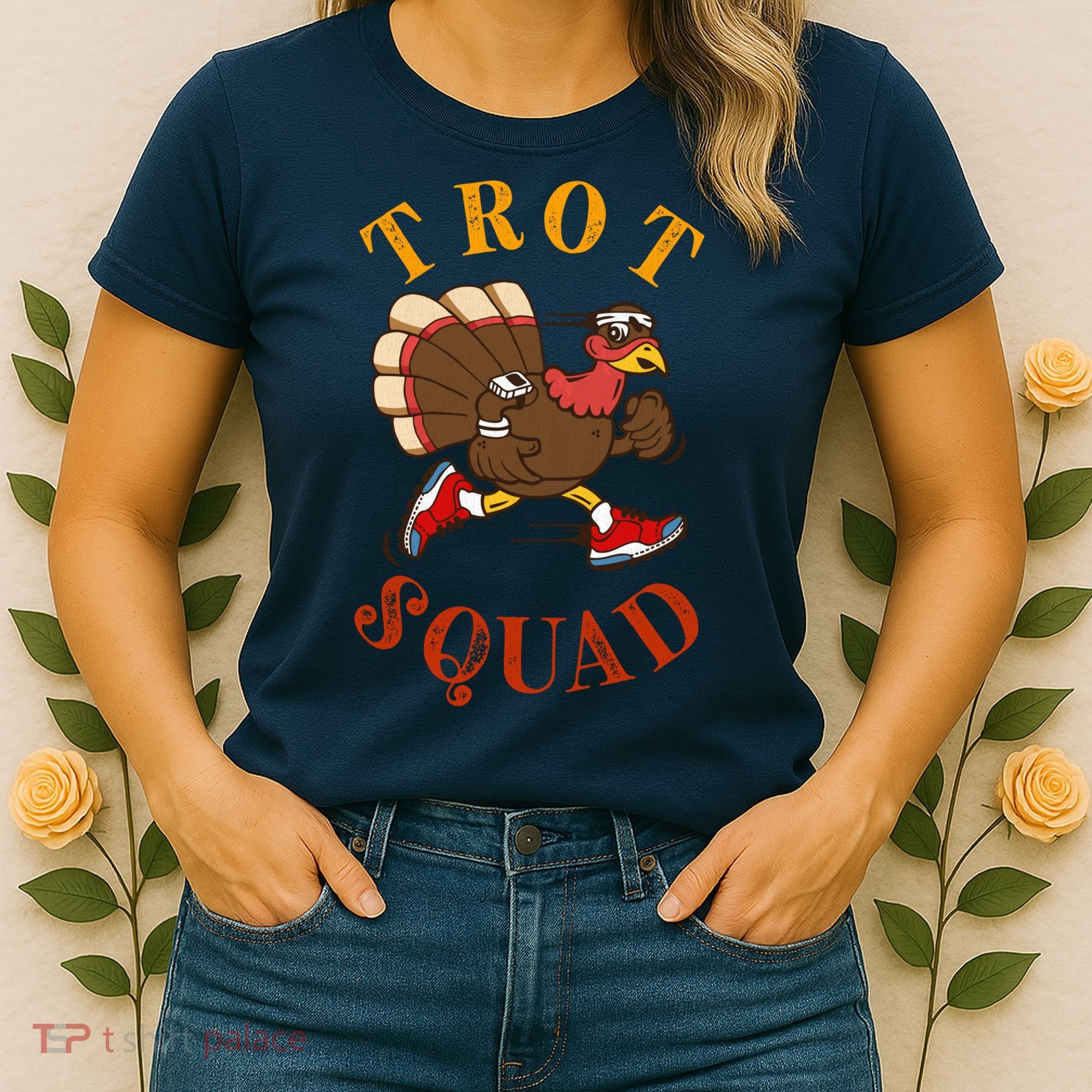 Trot Squad Thanksgiving Turkey Trot Costume Women's T-Shirt