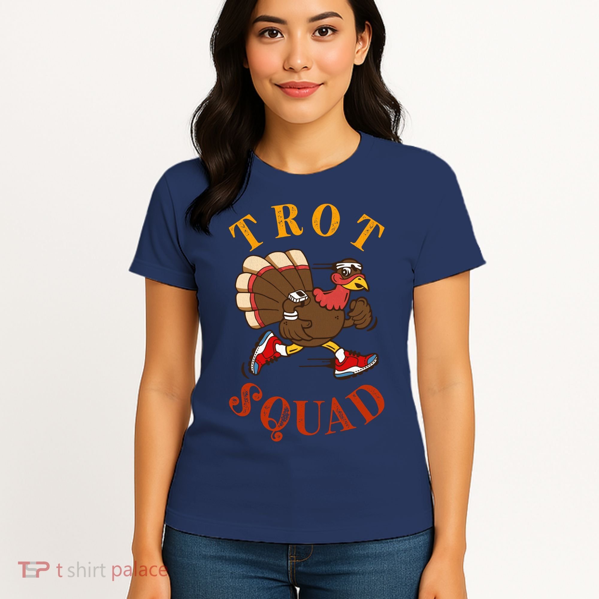 Trot Squad Thanksgiving Turkey Trot Costume Women's T-Shirt