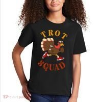 Trot Squad Thanksgiving Turkey Trot Costume Kids T-Shirt thumb 2