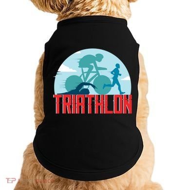 That Says Triathlon Gift Doggie Tank