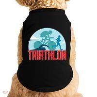 That Says Triathlon Gift Doggie Tank thumb 0