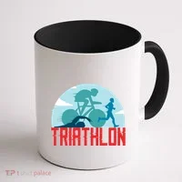 That Says Triathlon Gift Coffee Mug thumb 1