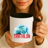 That Says Triathlon Gift Coffee Mug thumb 3