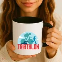That Says Triathlon Gift Coffee Mug thumb 3