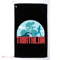 That Says Triathlon Gift Golf Towel thumb 0