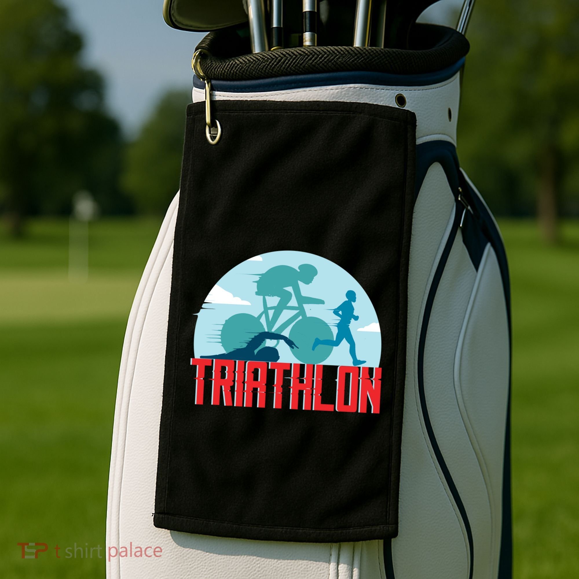 That Says Triathlon Gift Golf Towel