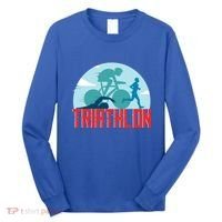 That Says Triathlon Gift Long Sleeve Shirt thumb 0