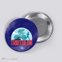 That Says Triathlon Gift Button thumb 0