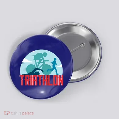 That Says Triathlon Gift Button