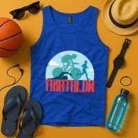That Says Triathlon Gift Tank Top thumb 4