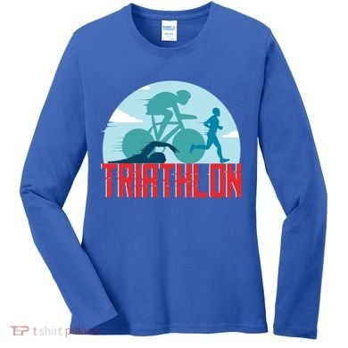 That Says Triathlon Gift Women's Long Sleeve Shirt
