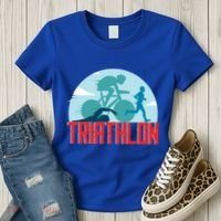 That Says Triathlon Gift Women's T-Shirt thumb 3