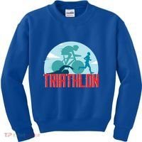That Says Triathlon Gift Kids Sweatshirt thumb 0