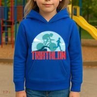 That Says Triathlon Gift Kids Hoodie thumb 3