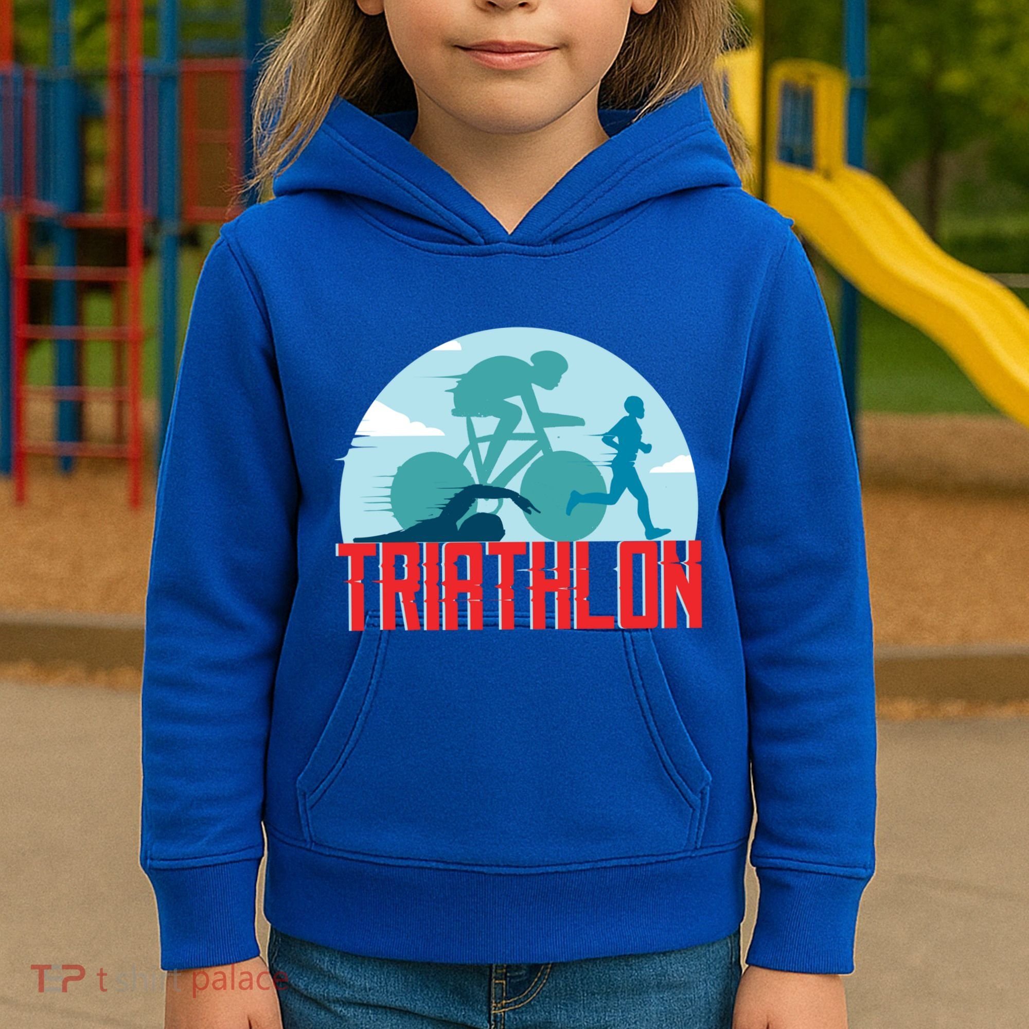 That Says Triathlon Gift Kids Hoodie