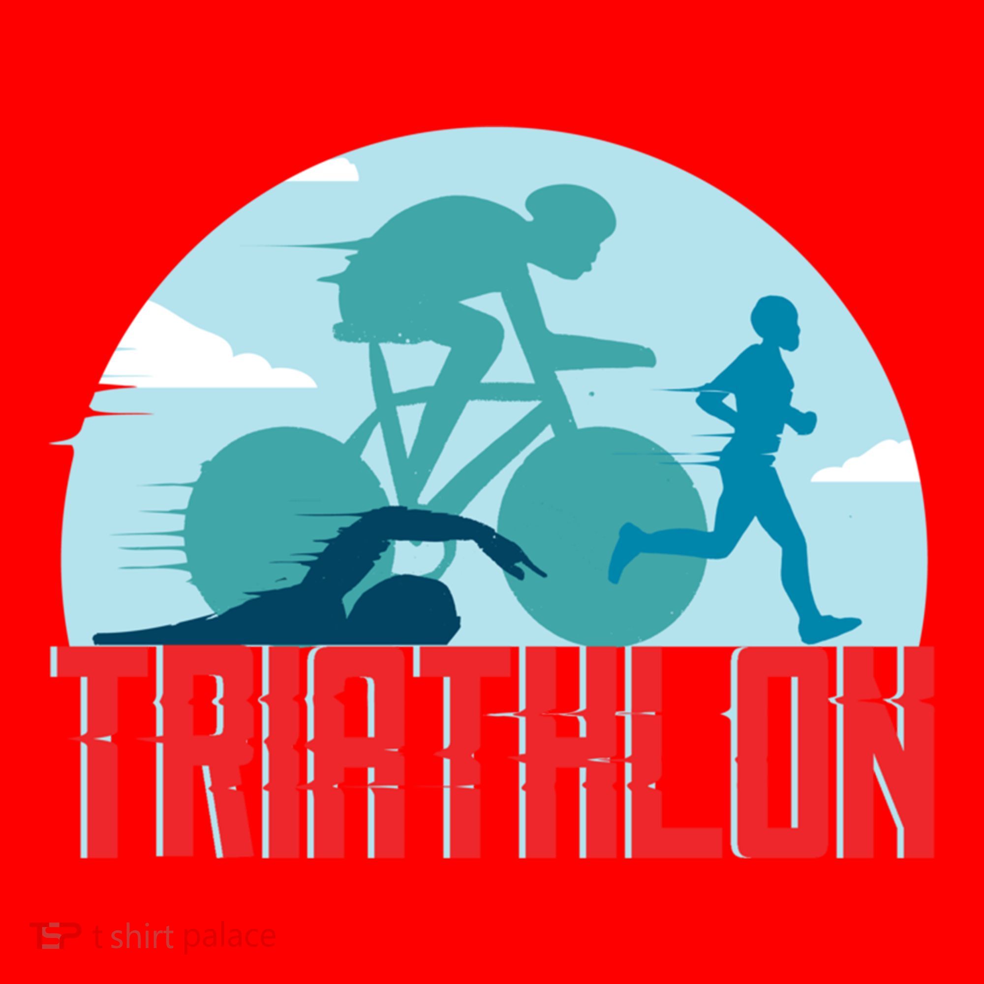 That Says Triathlon Gift Santa Hat