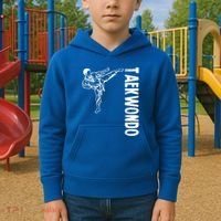 Tkd Sports Taekwondo Gift Kids Hoodie thumb 2