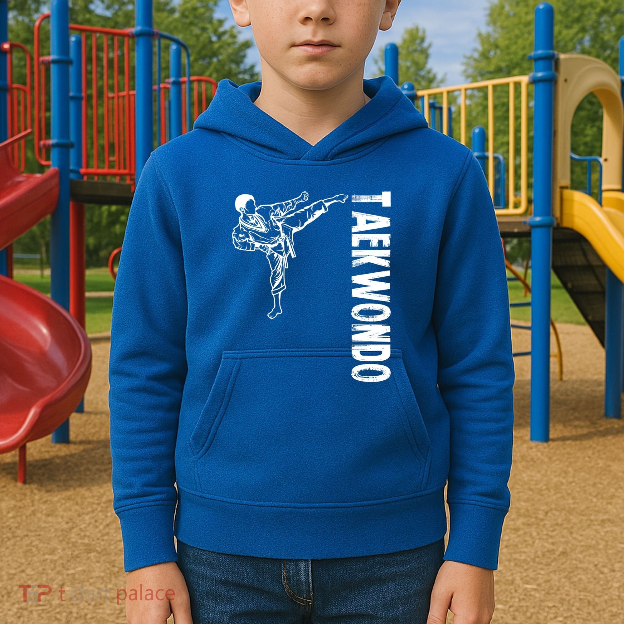 Tkd Sports Taekwondo Gift Kids Hoodie