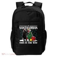 The Santalorian This Is The Way Funny Star Christmas Backpack thumb 0