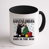 The Santalorian This Is The Way Funny Star Christmas Coffee Mug thumb 1