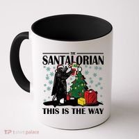The Santalorian This Is The Way Funny Star Christmas Coffee Mug thumb 0