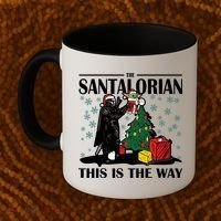 The Santalorian This Is The Way Funny Star Christmas Coffee Mug thumb 2