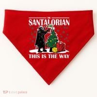 The Santalorian This Is The Way Funny Star Christmas USA-Made Doggie Bandana thumb 0