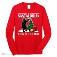 The Santalorian This Is The Way Funny Star Christmas Long Sleeve Shirt thumb 0