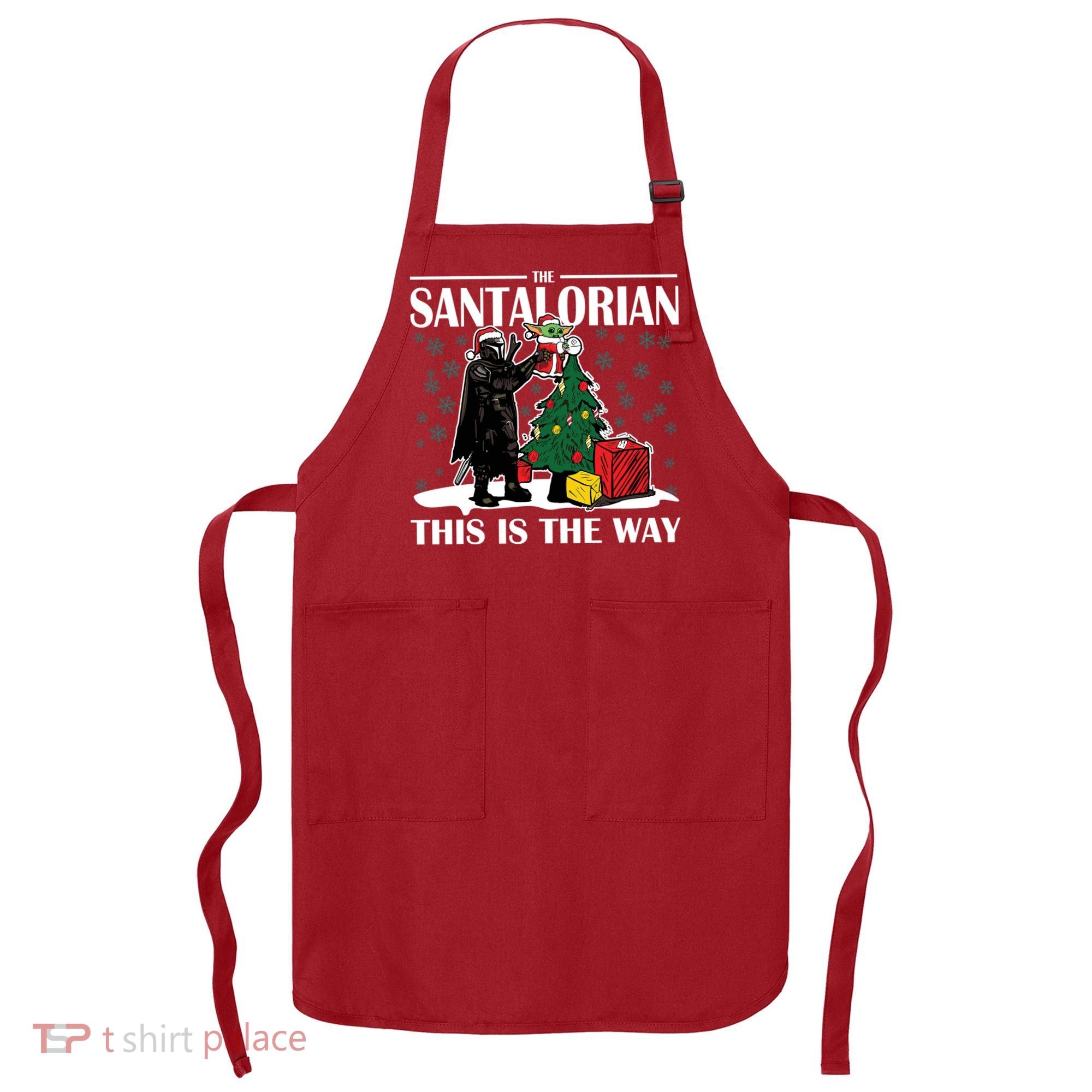 The Santalorian This Is The Way Funny Star Christmas Apron