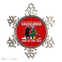 The Santalorian This Is The Way Funny Star Christmas Ornament thumb 0