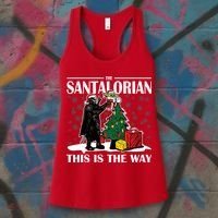 The Santalorian This Is The Way Funny Star Christmas Women's Tank Top thumb 3
