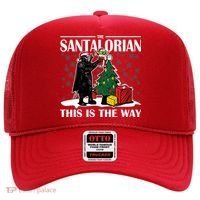 The Santalorian This Is The Way Funny Star Christmas Hat thumb 0