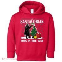 The Santalorian This Is The Way Funny Star Christmas Toddler Hoodie thumb 0