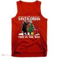 The Santalorian This Is The Way Funny Star Christmas Tank Top thumb 0