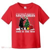 The Santalorian This Is The Way Funny Star Christmas Toddler T-Shirt thumb 0