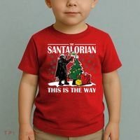 The Santalorian This Is The Way Funny Star Christmas Toddler T-Shirt thumb 2