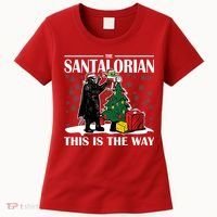 The Santalorian This Is The Way Funny Star Christmas Women's T-Shirt thumb 0