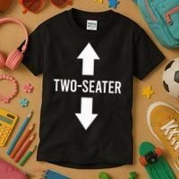 Two Seater Twoseater 2 Seater Two Seater Kids T-Shirt thumb 3