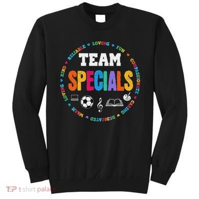 Team Specials Teacher Tribe Squad Back To Primary School Sweatshirt
