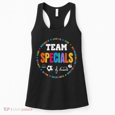 Team Specials Teacher Tribe Squad Back To Primary School Women's Tank Top