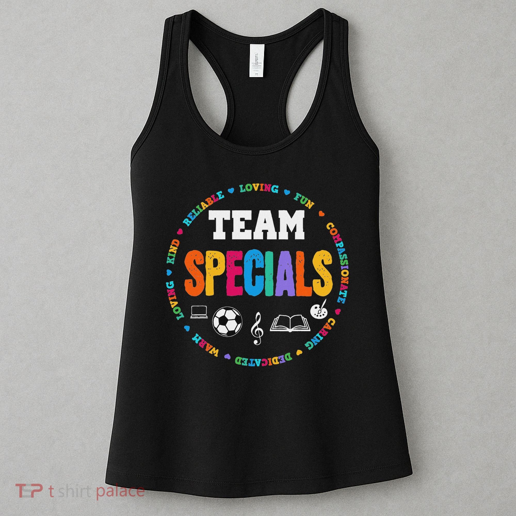 Team Specials Teacher Tribe Squad Back To Primary School Women's Tank Top
