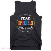 Team Specials Teacher Tribe Squad Back To Primary School Tank Top thumb 0