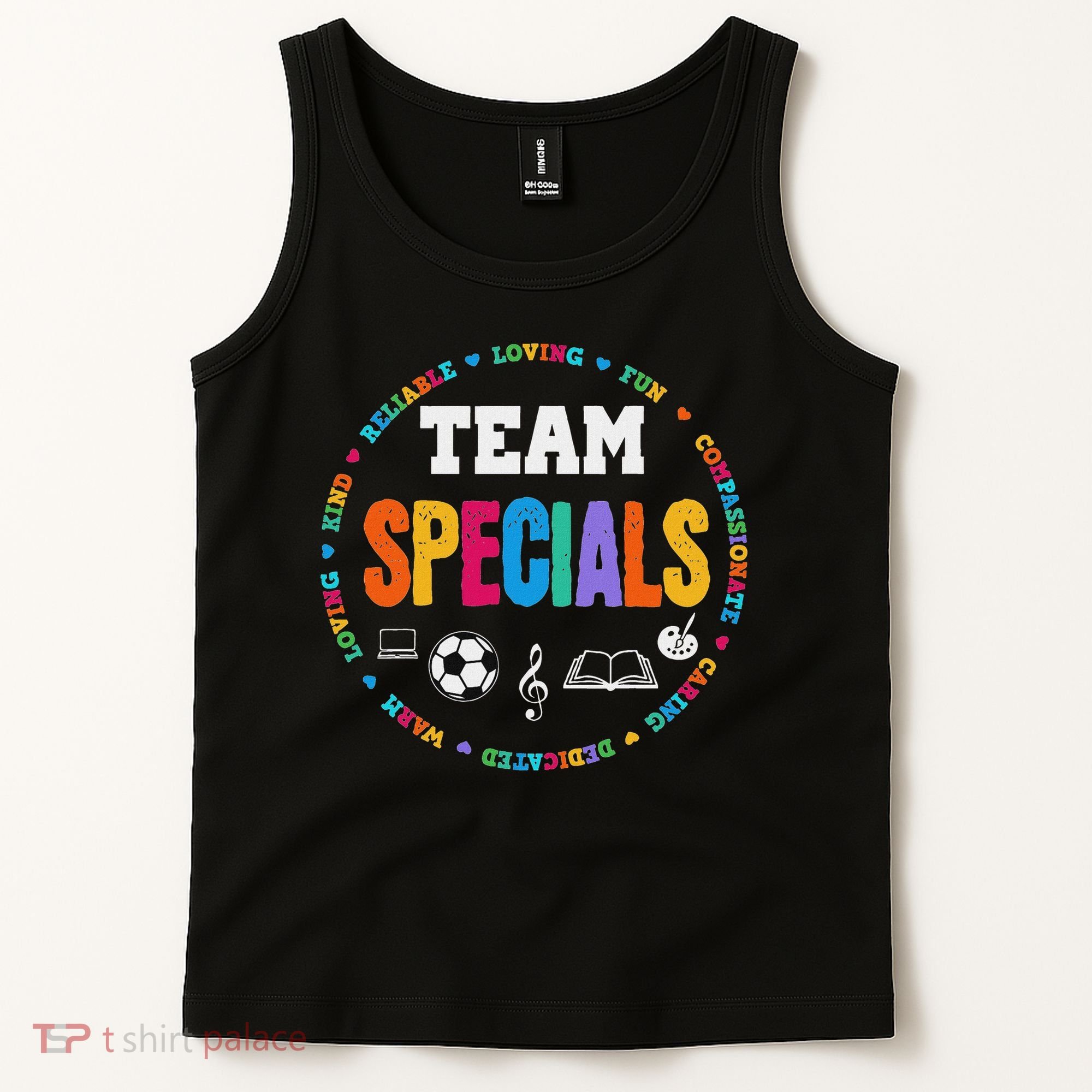 Team Specials Teacher Tribe Squad Back To Primary School Tank Top